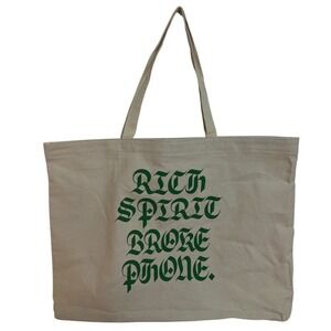 Kendrick Lamar The Big Steppers Tour 2022 Canvas Tote Bag Rich Spirit Broke Phon